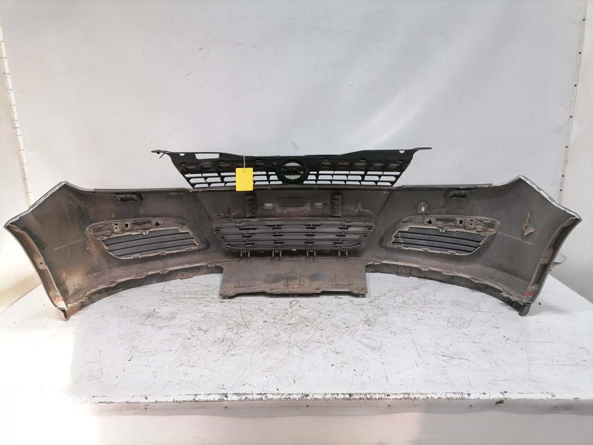 Opel Astra H original Stoßstange Stossfänger vorn Z157 Starsilber Bj.2004